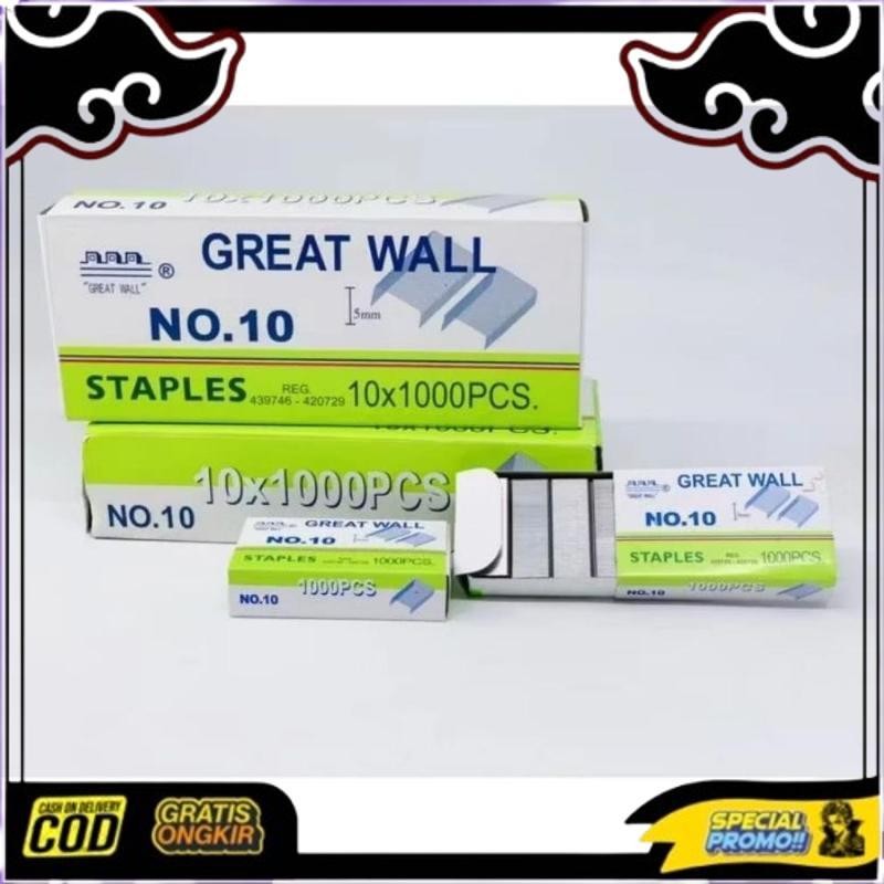 

Smile Today (1 Kotak Kecil) Isi Staples Kecil No 10 Greatwall