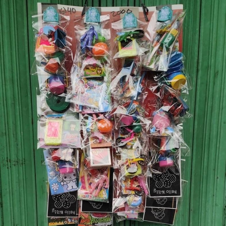 Miliki - 40 pcs mainan siap jual serba (2000) rendom grosir mainan campur papan lembaran grosir