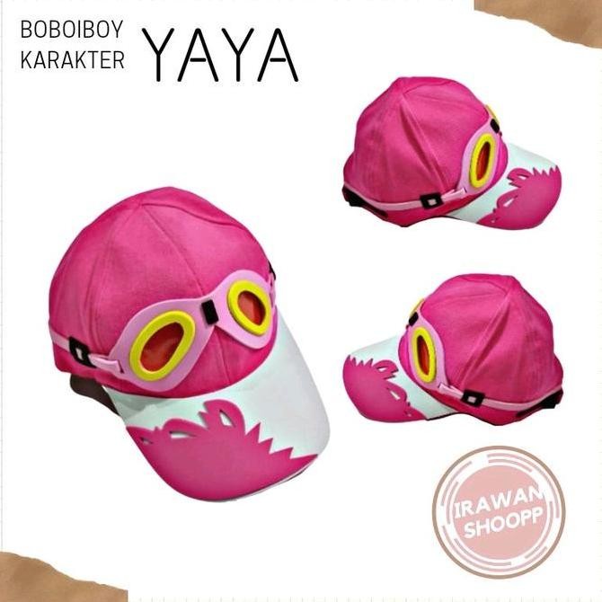 Topi Anak Boboiboy Karakter Yaya Bonus Gelang Perempuan  Fashion Jeans