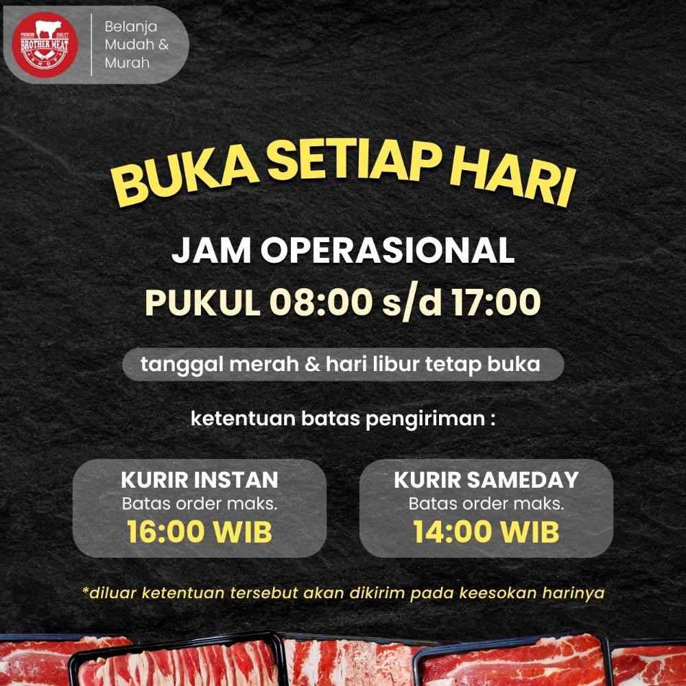 

Terbaik! Beef Slice Marinasi Low Fat Rendah Lemak 500gr, Brothermeatshop ~