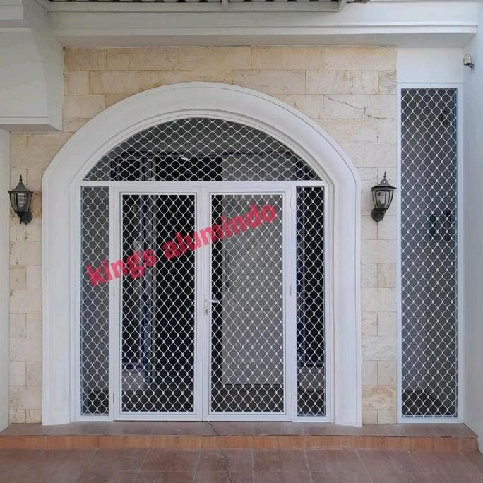 Pintu Expanda Aluminium Kawat Nyamuk / Pintu Expanda / Pintu Kawat Nyamuk / Pintu Kawat Nyamuk Murah
