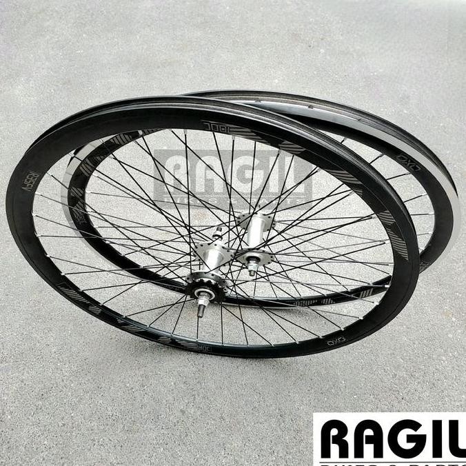WHEELSET SEPEDA 700c STRUMMER RACE 700 C VELG RIM DOLTRAP JARI FIXIE