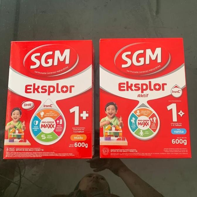 

SGM EKSPLOR 1+ MADU & VANILA 600G vs