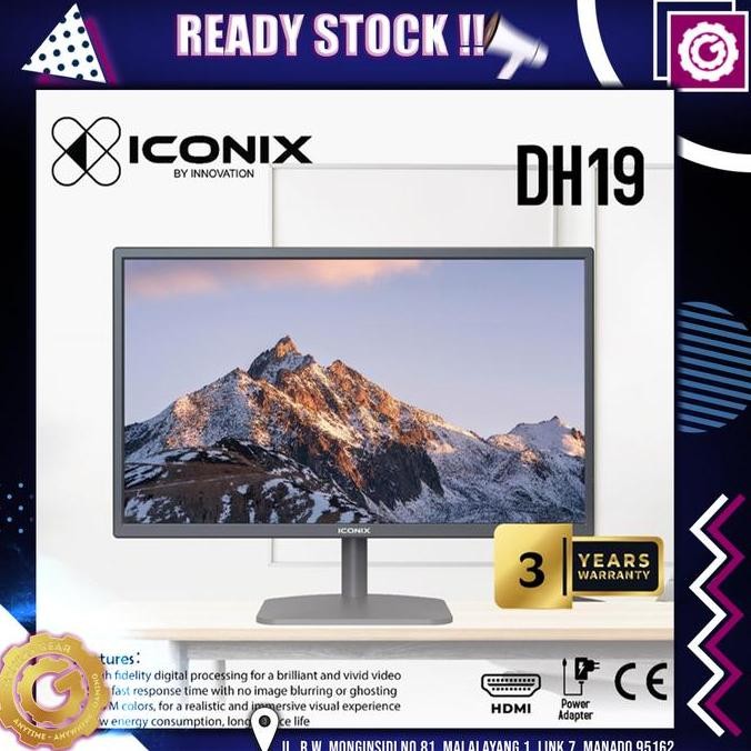 Monitor Iconix Dh19 19Inch Led Hd 75Hz Co