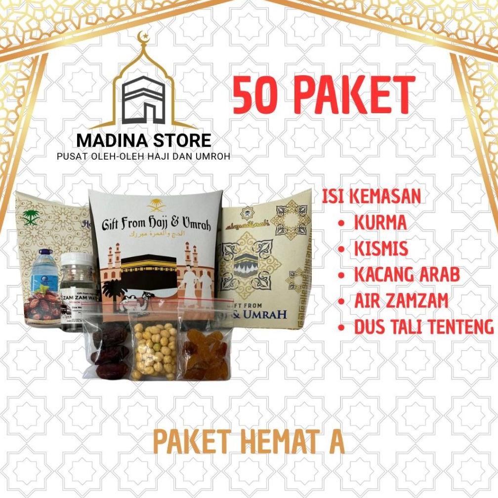 

Paket Hemat 50Pcs Oleh-Oleh Haji Dan Umroh Paket A Isi Air Zamzam