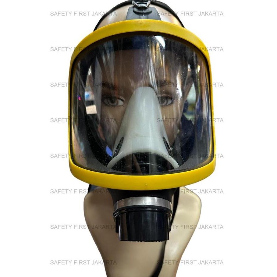 Full Face Gas Mask Respirator - Masker Kimia - Masker Airsoft Co