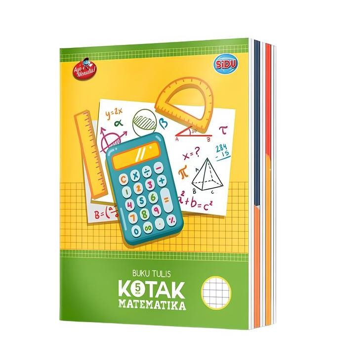 

10Pcs Buku Tulis Sinar Dunia Sidu Kotak Matematika 38 Lembar 1 Pack