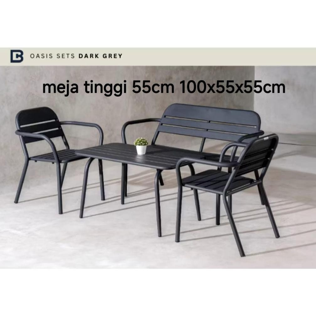kursi oasis set meja oasis kursi cafe outdoor