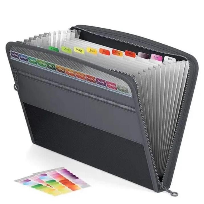 

Tempat Penyimpanan Dokumen Tas Map File 13 Folder Ukuran A4 Wateroof