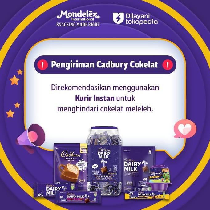 

RPS Cadbury Dairy Milk Cokelat Neaps Jar Toples 405 gr