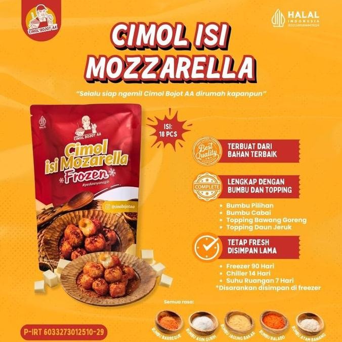 

RPS Cimol Bojot AA Isi Mozzarella Daun Jeruk Frozen Food Instant