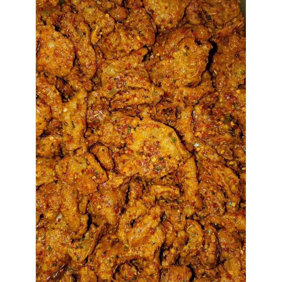 

RPS 1/2kg - KULIT AYAM CRISPY PEDAS DAUN JERUK SNACK CEMILAN