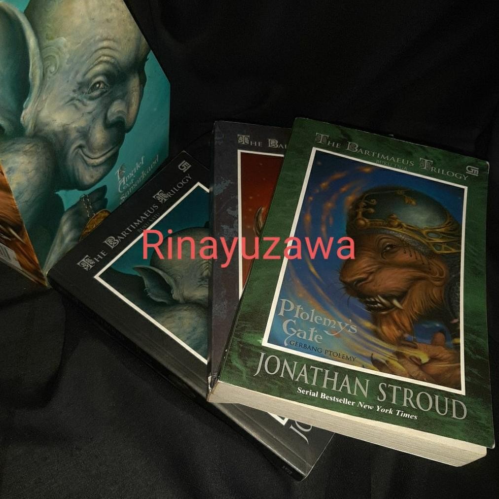 Terlaris Novel Terjemahan The Bartimaeus Trilogy By Jonathan Stroud ( Limited Box )