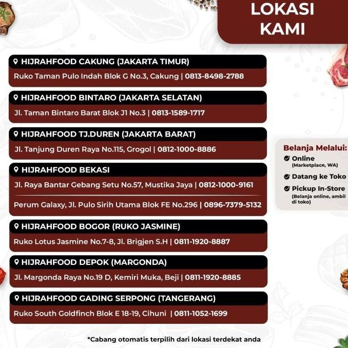 

Hijrahfood Daging Tulang Iga Sop Sapi | Beef Soup Bone Import Aus Pasti Ori