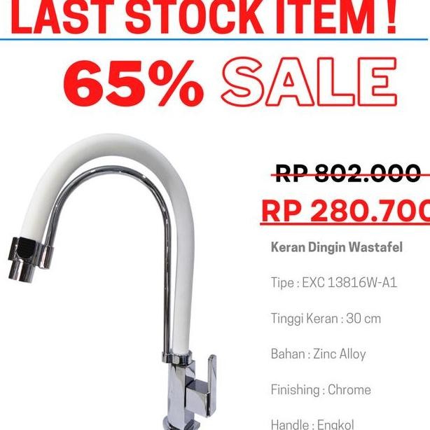 Keran Air Eixo Kran Wastafel Fleksibel Bak Cuci Piring Sink Water Tap