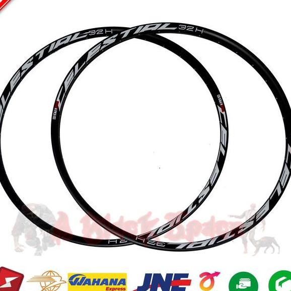 Rims Rim Ve Sepeda Sepasang 27.5 Syte Celestial 32 H Double Wall