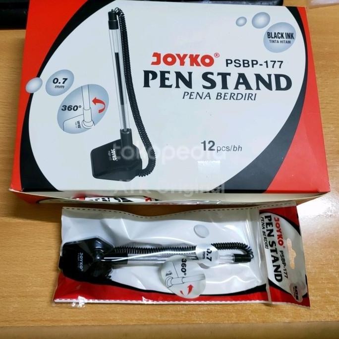 

TERSEDIA PAKET HEMAT PEN STAND JOYKO PSBP-177 HITAM 1 BOX ISI 12 PCS