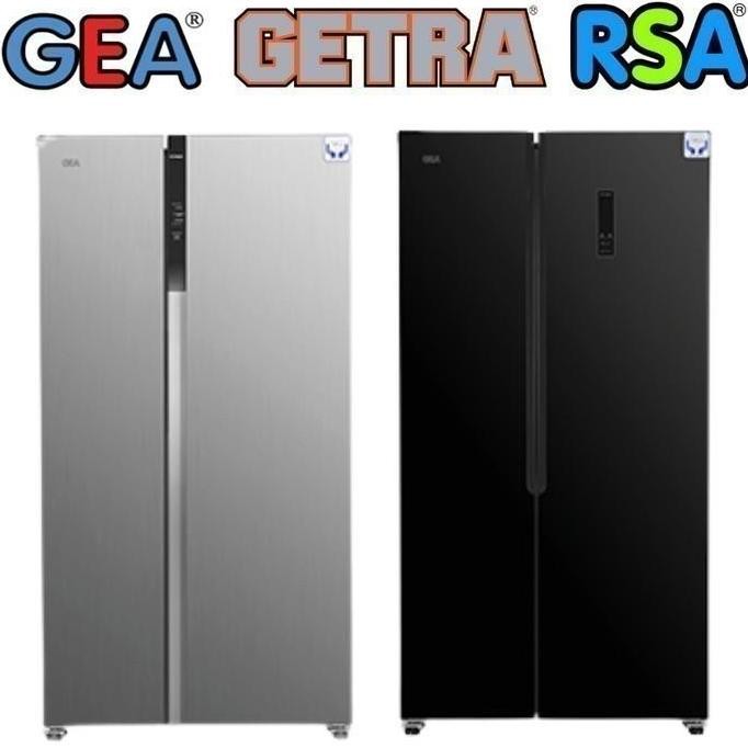 Promo KULKAS GEA G2D-563 KULKAS 2 PINTU SIDE BY SIDE MURAH G2D-563 COD