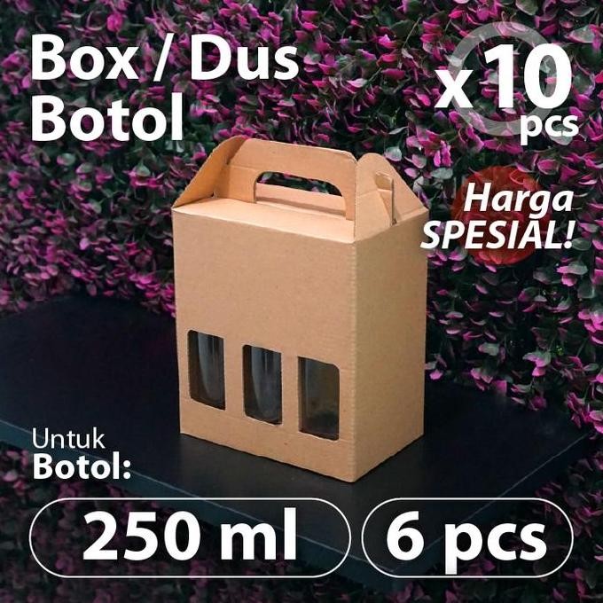 

Paket 10 pcs - Dus isi 6 Botol 250 ml - Dus Parcel - Hadiah Hampers