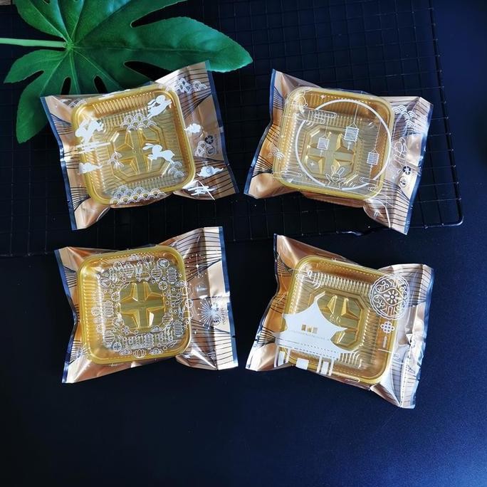 

kantong bungkus mooncake 100gr 11.5x15cm / packaging plastik kue bulan