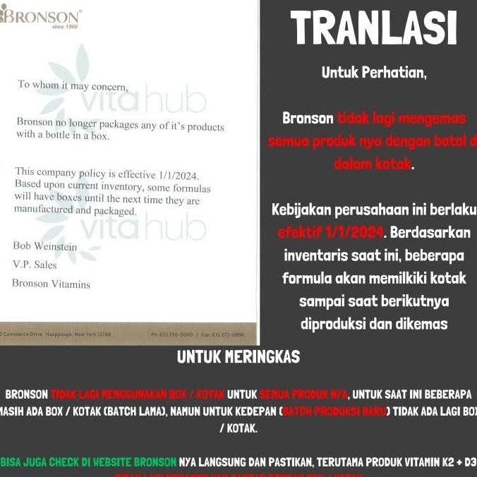 Vitamin K2 D3 Bronson 5000Iu