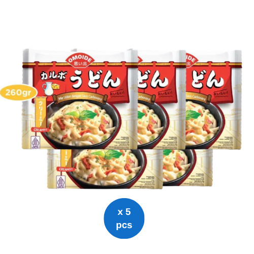 

Omoide Carbonara Udon 260gr x 5 pcs