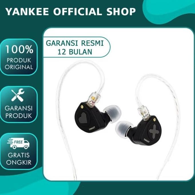 Tersedia SIMGOT EW300 1DD+1Planar+1PZT Tribrid Driver IEM Earphone