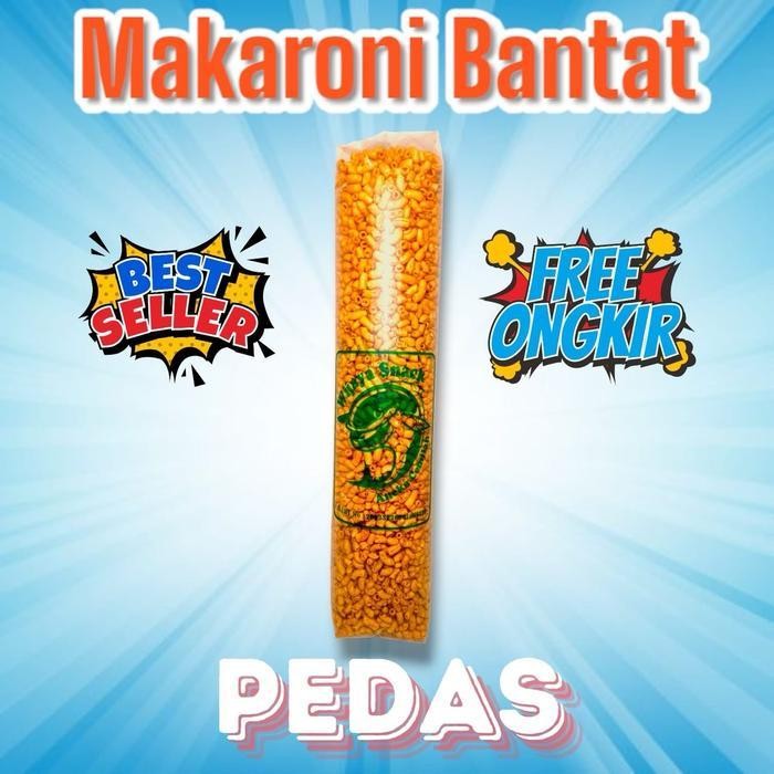 

FF (1BALL) MAKARONI pipa bantat original pedas Camilan Makanan Food Snack Cemilan Keripik Jagung snack murah makaroni bantet pedas Jajanan viral