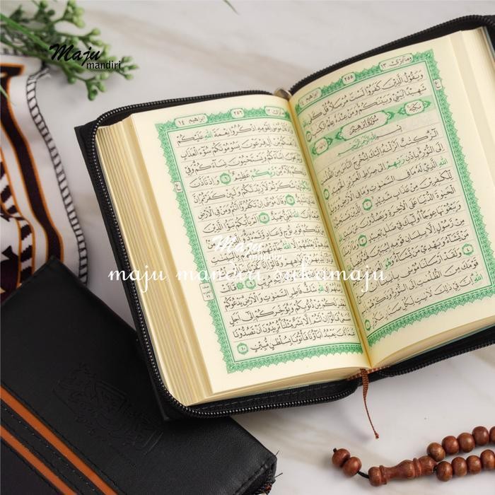 SHS MIkraj Mushaf Ar Rahman Ukuran A6 Rubu Alquran Tanpa Terjemahan Resleting Al Quran Non Terjemah 