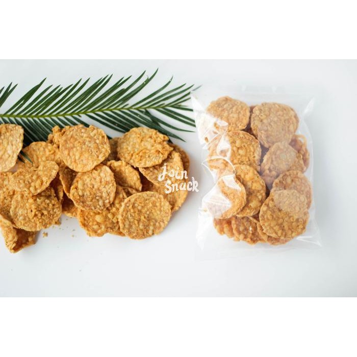 

FF Makanan ringan/Keripik Tempe Bulat Pedas/1Kg/cemilan/snack/murah/