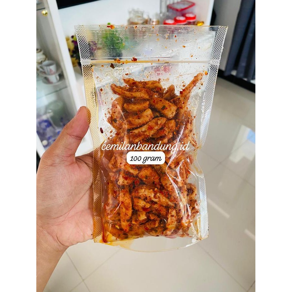 

FF Basreng pedas daun jeruk bumbu melimpah 1kg 500gram 250gram 100gram Snacks Food Cemilan Pedas Makanan