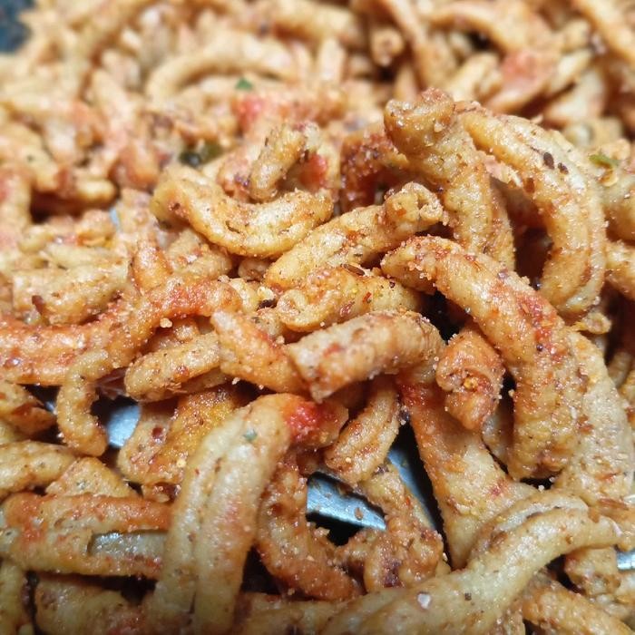 

FF COD kemasan 1kg 500g 250g usus crispy ayam original pedas daun jeruk gurih Cemilan Goreng Camilan Keripik Snack