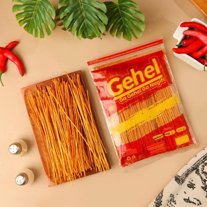 

FF [CRAZY SALE] Twinpack Mie Lidi Gehel Pedas Jeruk 200gr x 2 - Diskon Lebih Hemat! - Food Snack Cemilan Keripik Lidian