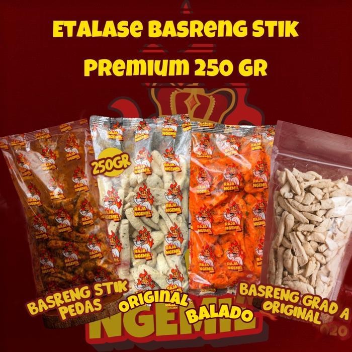 

FF Etallase Basreng Stik Premium 250 GR Rajangemil