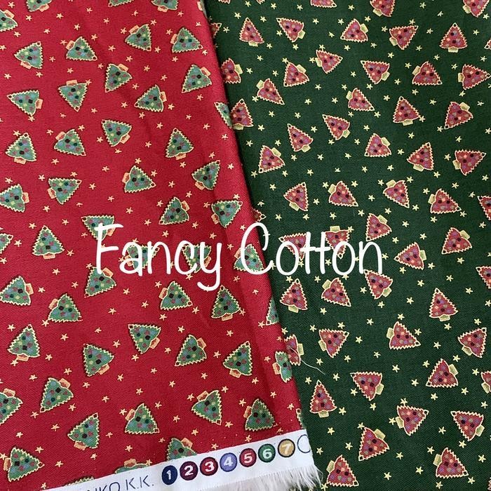 Kain Katun Jepang Motif Natal