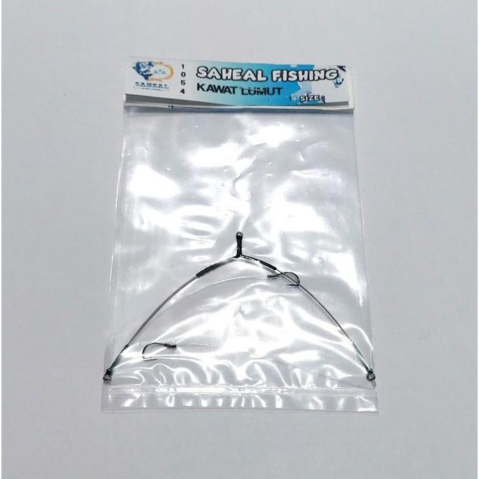 Rangkaian Kail Pancing Kecil Kawat Lumut Mujair Nila Cabang 2