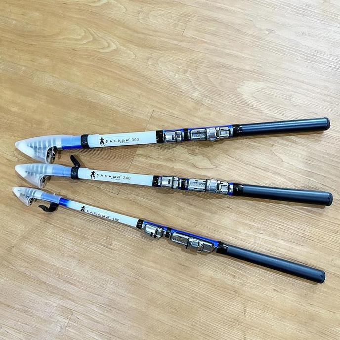 Joran Tegek Kolong Pancing Udang Ruas Pendek Kagawa 45cm Action Lentur