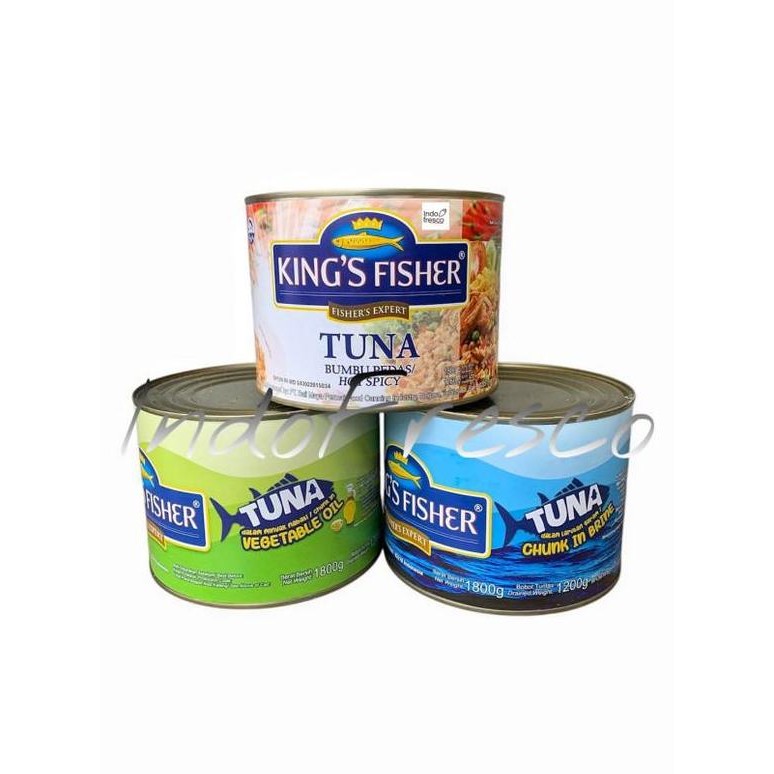 

READY KING'S FISHER TUNA KALENG 1800G - DAGING TUNA BERKUALITAS TINGGI