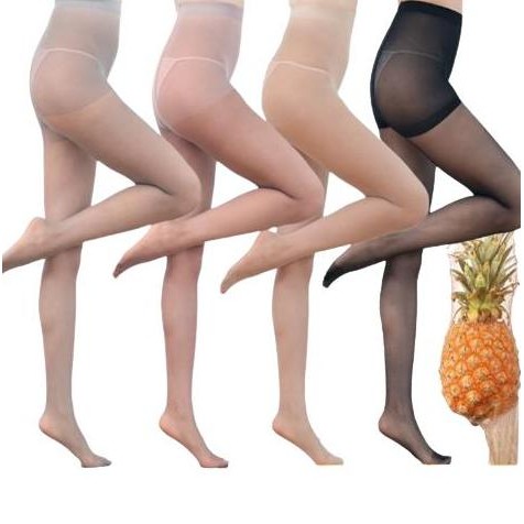 Stoking Nanas Kaos Kaki  Stocking  Wanita Tipis Stoking Cewek Anti Gores Polos Warna Kulit dan  Hita