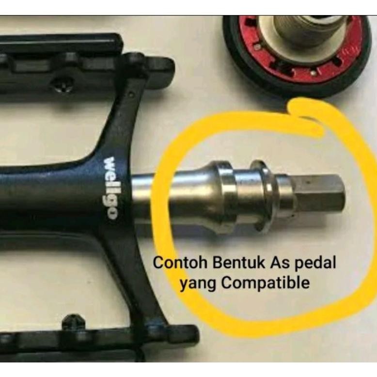 Fue-K5X20 Pedal Qr Holder. Tempat Bracket Pedal Quick Release Rellease Seli Jenis Ion Wellgo Dan Sej