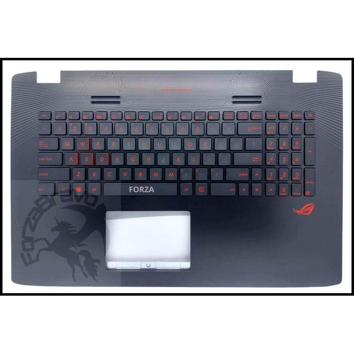 ASUS KEYBOARD ROG GL752 GL752VW GL752VWM ZX70 G58 G58J G58V TOPCASE