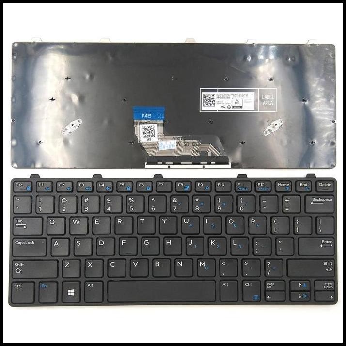 DELL Keyboard Laptop Latitude 13 3380 3180 3180 3189 3380 US Delete