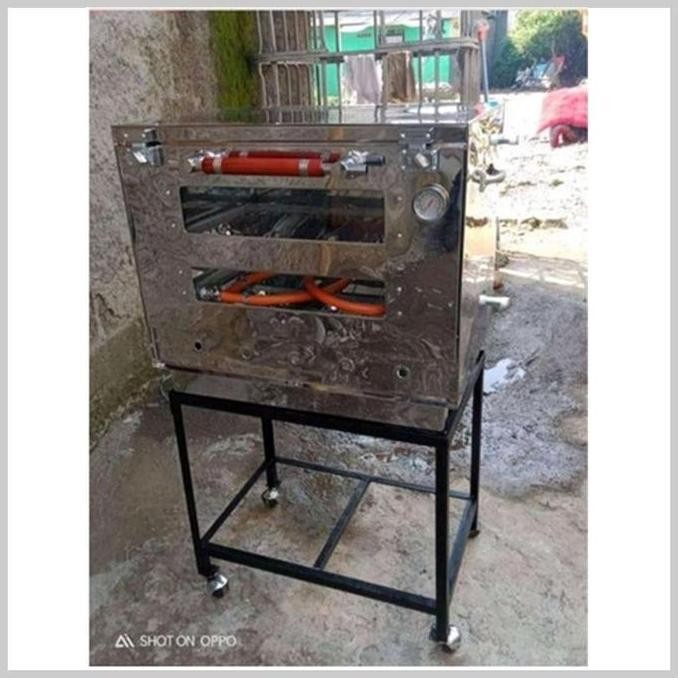 Oven Gas Stainless Ukuran 60x40 Gagang Panjang //Oven llGas Murah //Ov