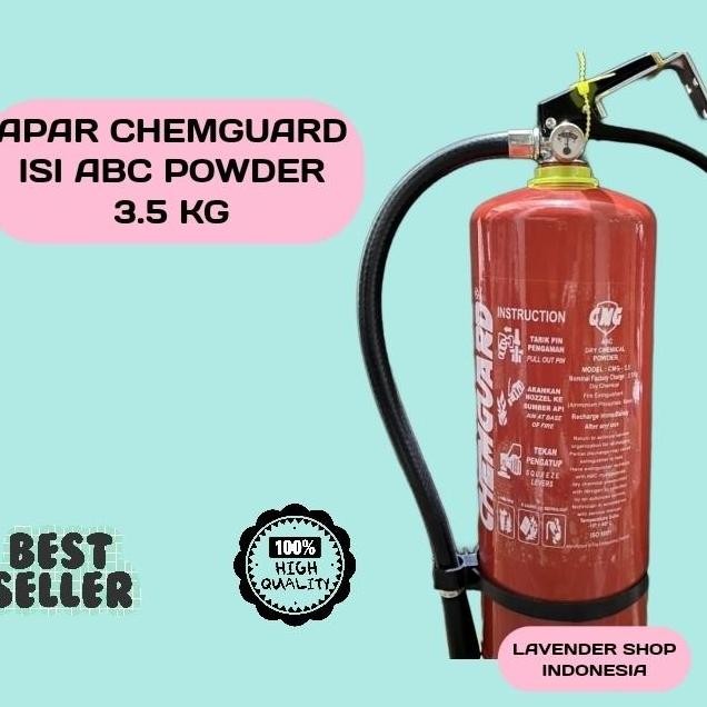 Apar 3,5 Kg Abc Powder / Apar 3.5 Kg Powder / Tabung Pemadam Kebakaran 3,5 Kg Co