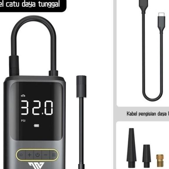 Tnw Pompa Angin Portable Charging Unk Ban Mobilmotorsepeda Listrik