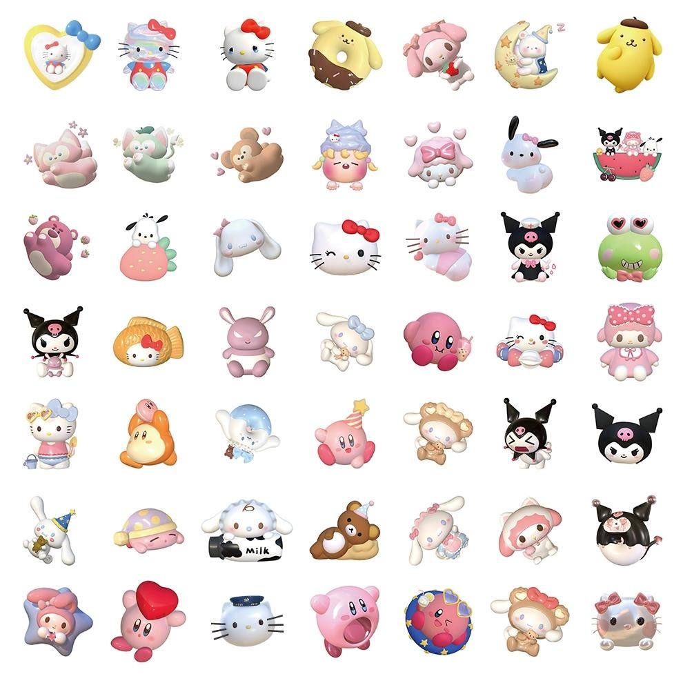 

NG [102PCS]Stiker 3D Aesthetic Sanrio Stiker Lucu Pack Decal Vinyl Anti Air - Sticker Aesthetic Buku Gitar Journal Koper Casing HP Laptop Skateboard Helm Motor Viral Kekinian Terbaru 2025 BI-04