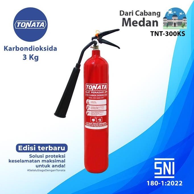 Apar 3Kg Karbondioksida (Co2) Tonata / Set Komplit Co