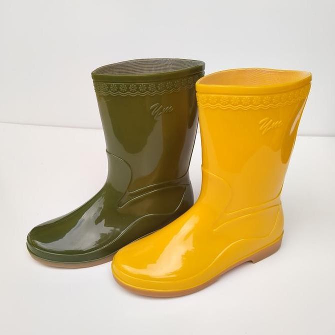 Sale Sepatu Boots Karet Pria/Wanita Sepatu Anti Air Yumeida