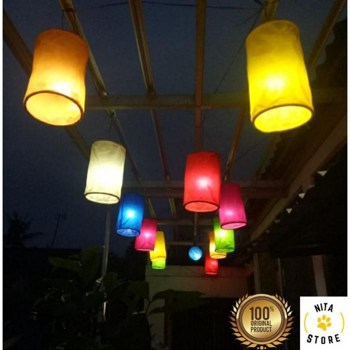 IX LAMPION KAIN LAMPION GANTUNG LAMPION OUTDOOR ESTETIK