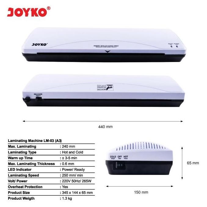Premium laminating machine / mesin laminating Joyko A3 A 3 LM 03 LM03
